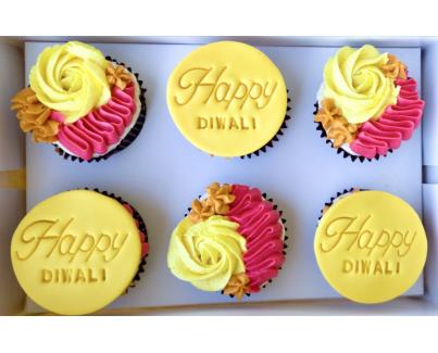 6 Diwali Cupcakes