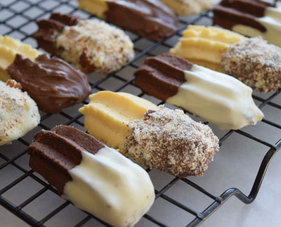 Viennese Finger Biscotti